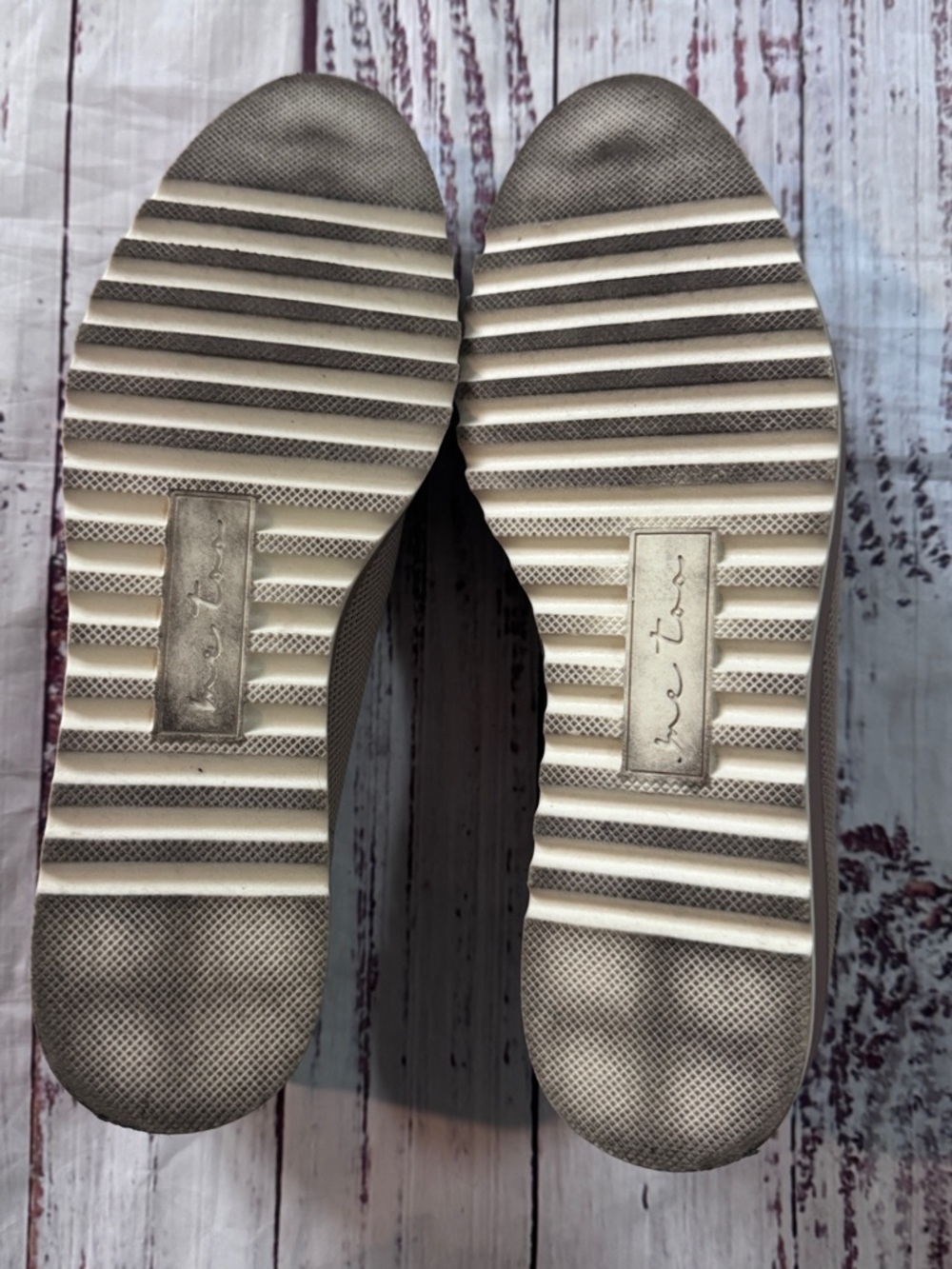 Me Too Barrett Knit Loafers Beige Size 8.5 Comfort Flats - Picture 6 of 7